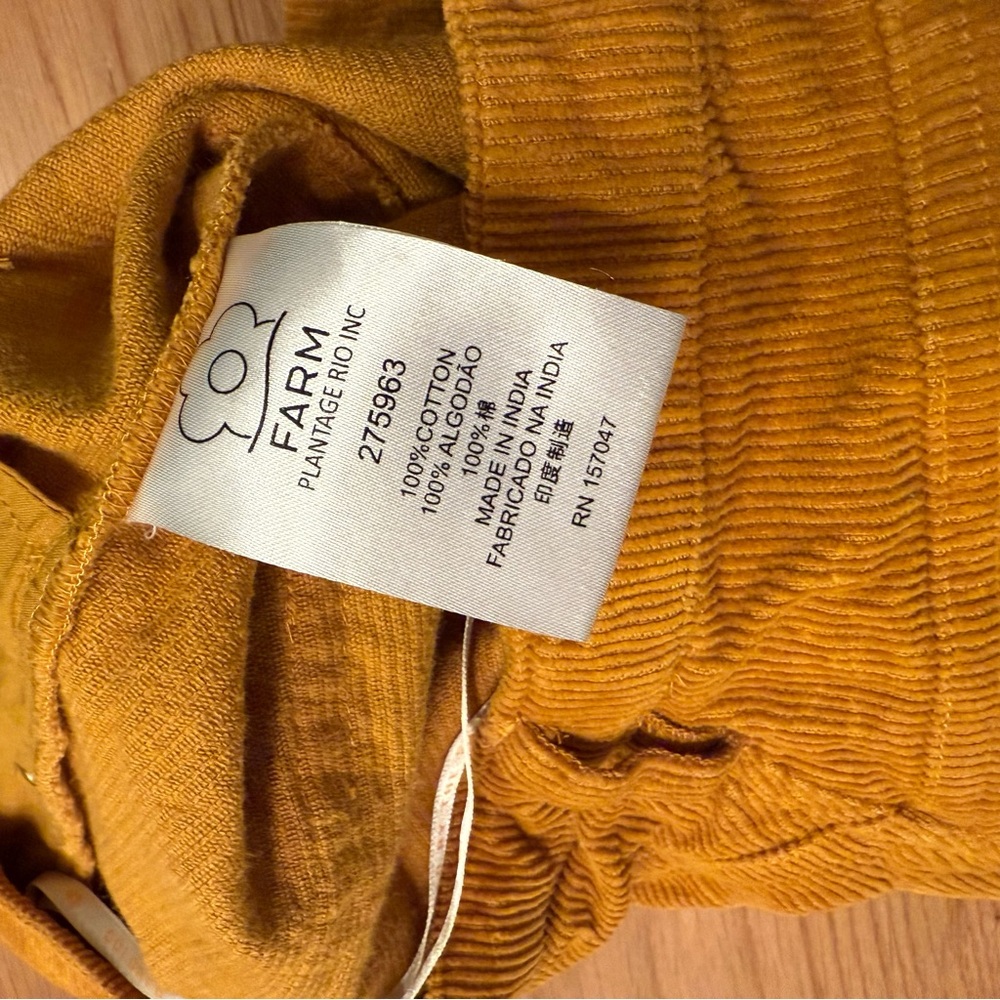 FARM Rio • Wide Leg Corduroy Beaded Pants - Picture 16 of 16